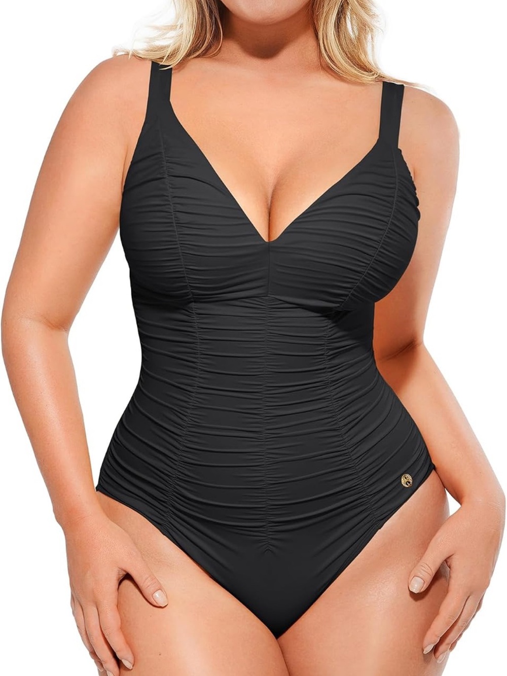 One Piece Tummy Control Swimsuit Lace-Up Back Faja 3XL. 2941/bb13